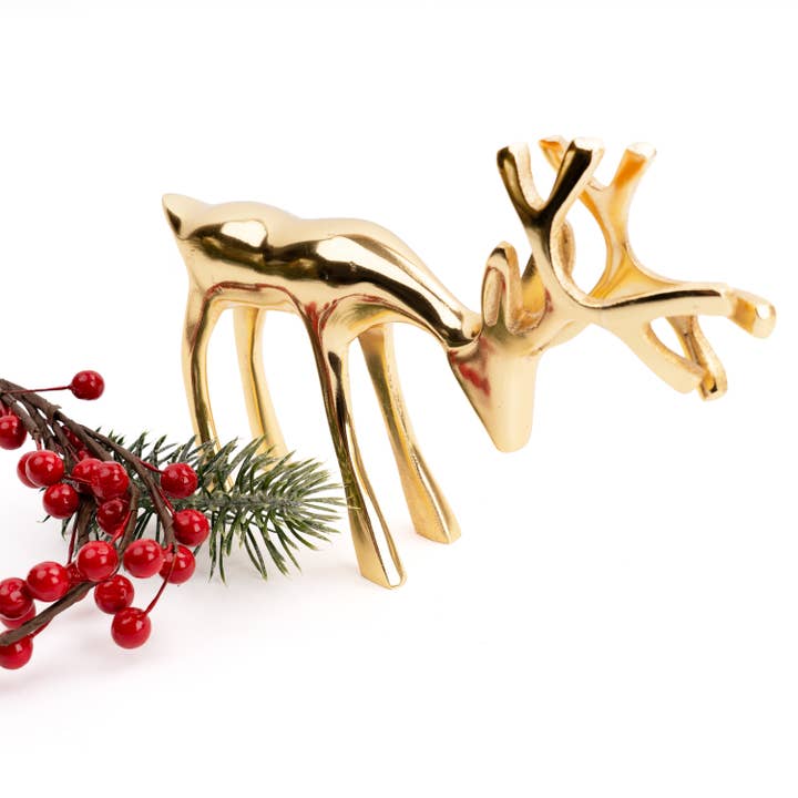 Gold Decorative Reindeer - Small