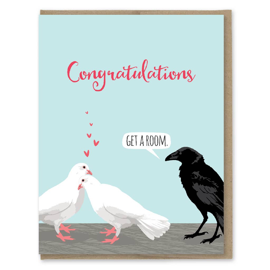 Get A Room Greeting Card