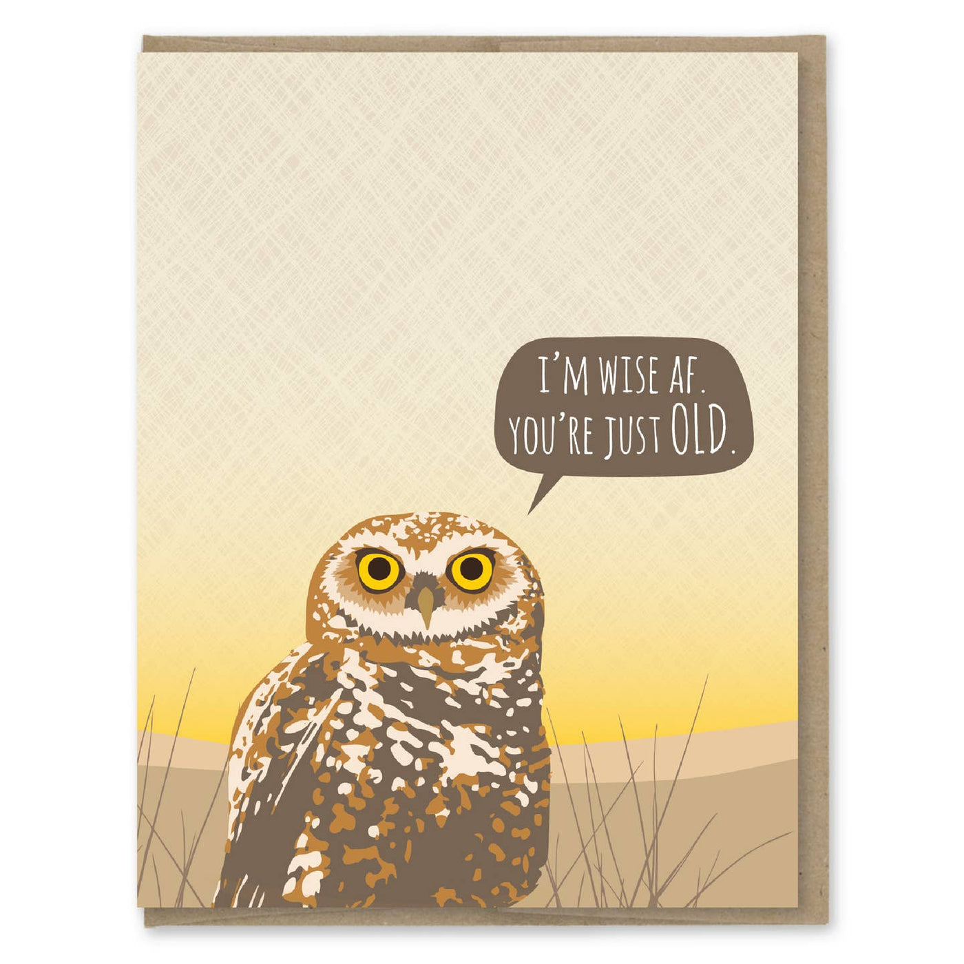 Owl Wise AF Birthday Card