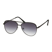 Jade Designer Aviator Sunglasses - All Black