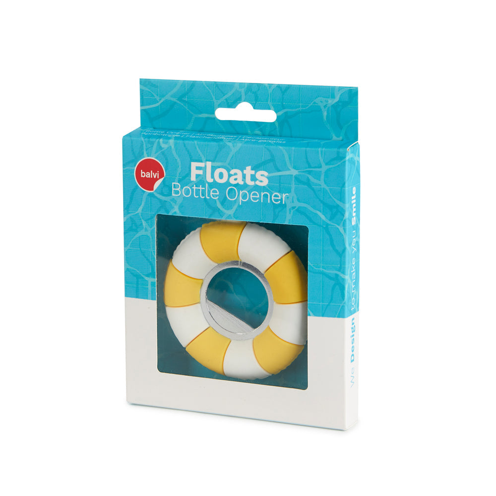 Pool Float Bottle Opener - Yellow