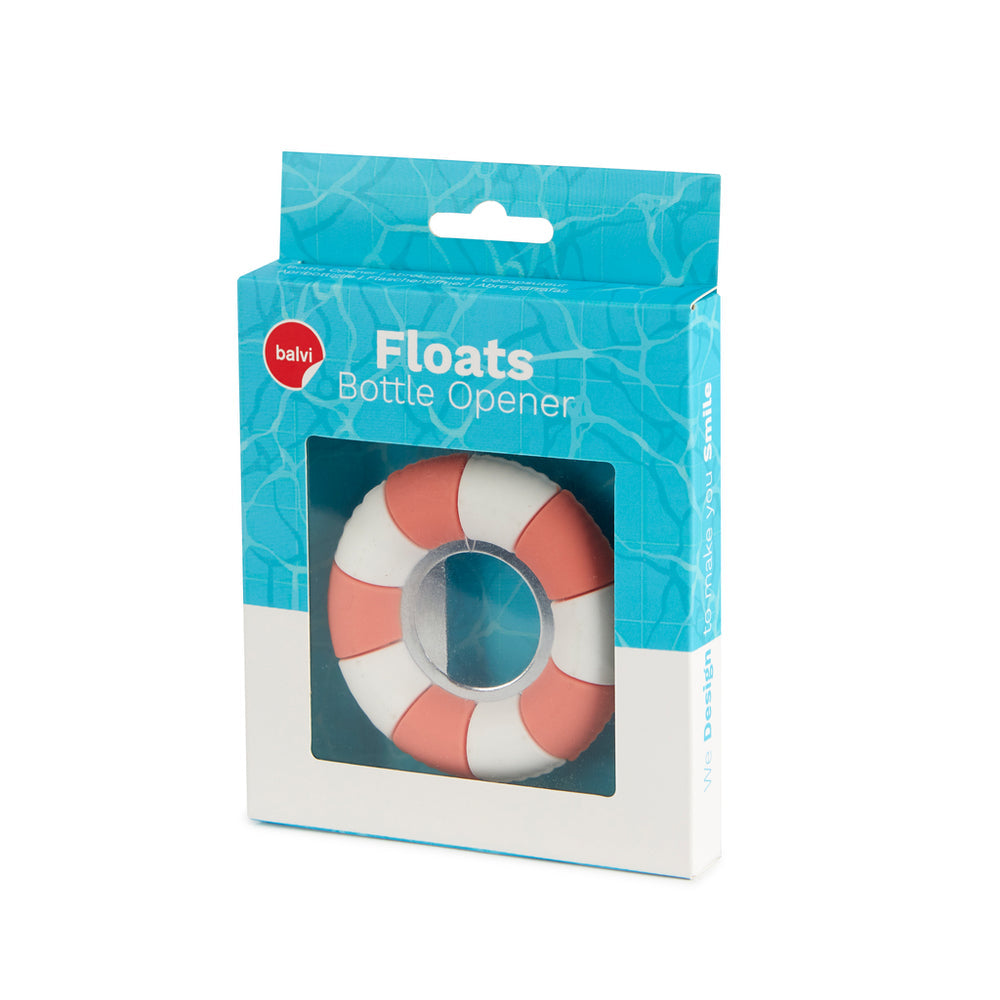 Pool Float Bottle Opener - Coral