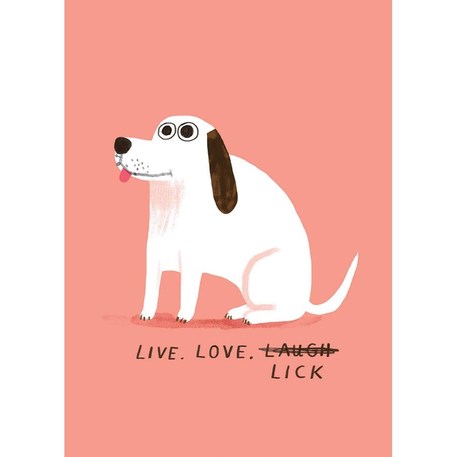 Lick Birthday Card - Just Fabulous Palm Springs