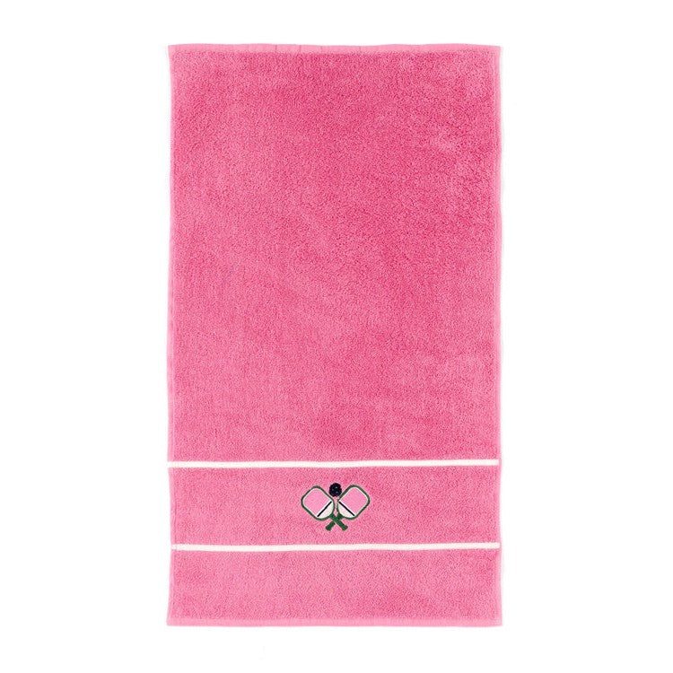 Pickleball Paddles Hand Towel - Pink