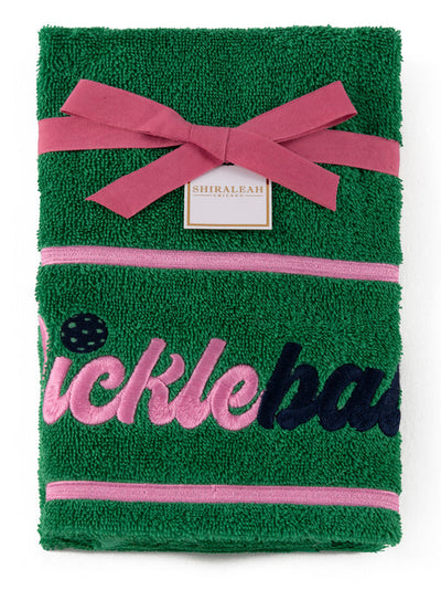 Pickleballer Hand Towel - Green