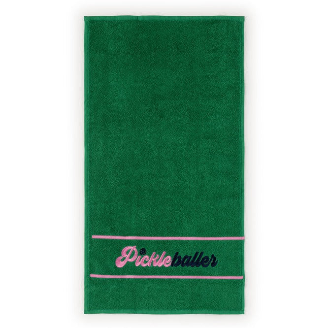 Pickleballer Hand Towel - Green