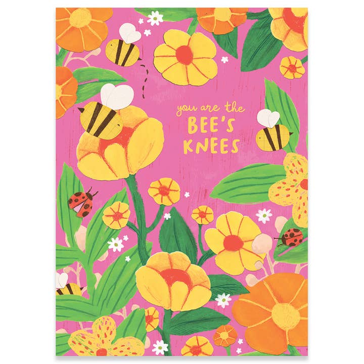 Bee's Knees Birthday Card - Just Fabulous Palm Springs