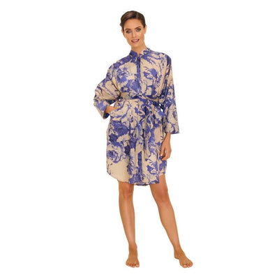 China Blue Oversized Shirt Dress