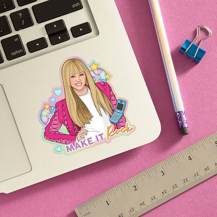 Die Cut Sticker: Hannah Montana Make It Rock