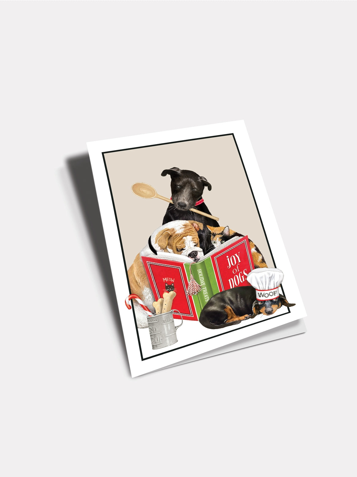 Joy Of Dogs Holiday Card - Just Fabulous Palm Springs