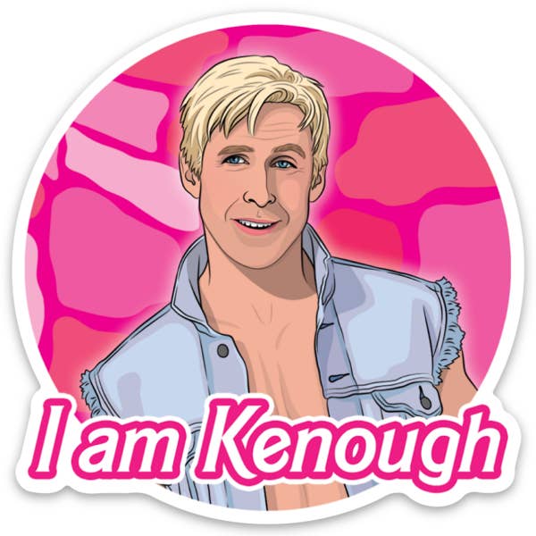 Die Cut Sticker: I Am Kenough