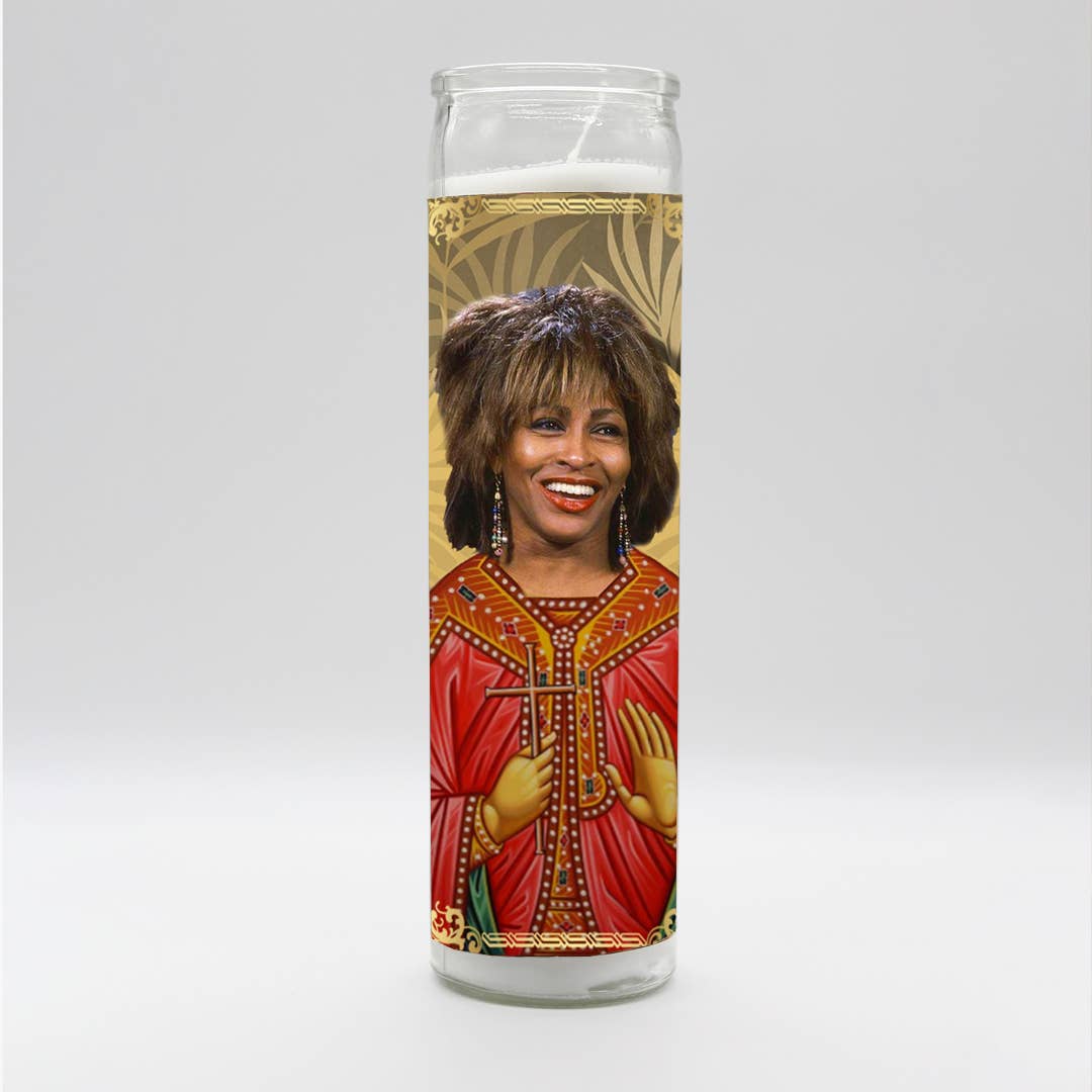 Tina Turner Prayer Candle