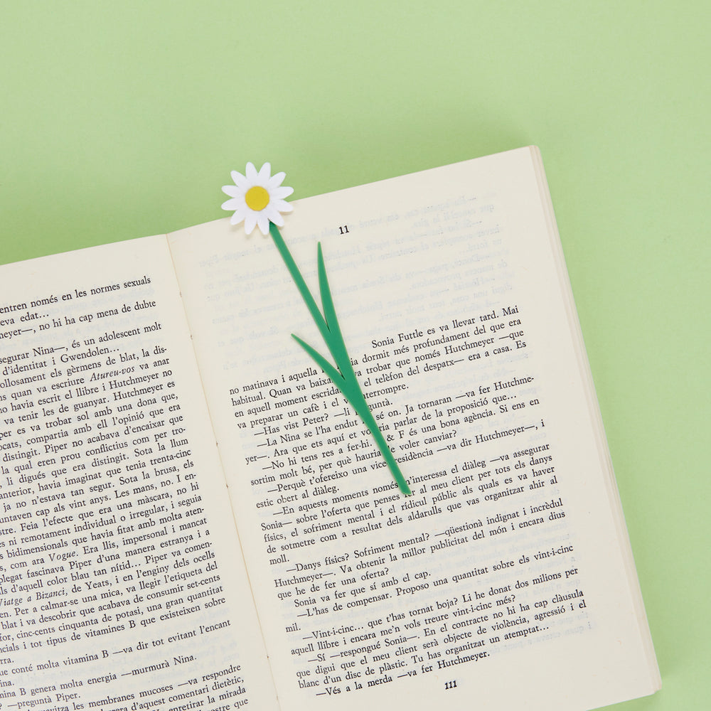 The Language Of Flowers Bookmark - Daisy