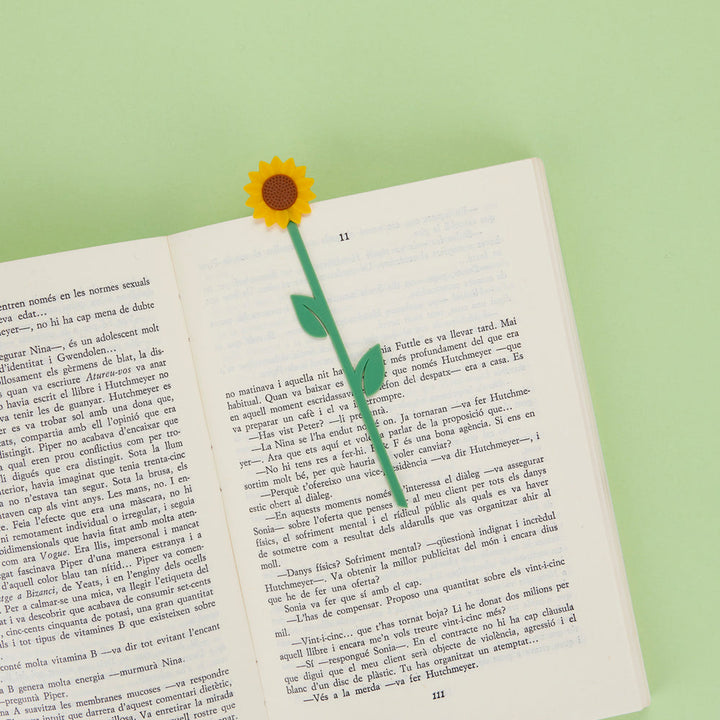The Language Of Flowers Bookmark - Sunflower