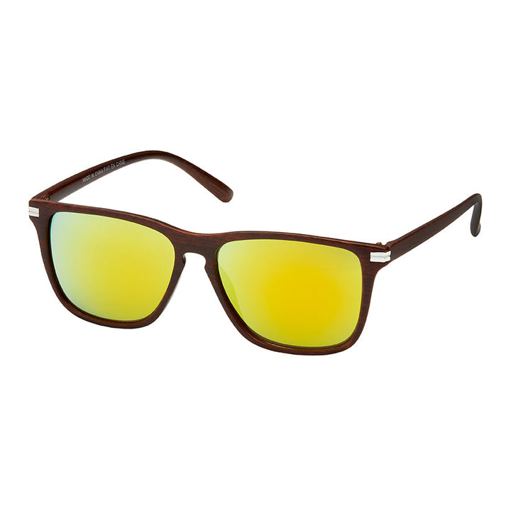 805 Collection - Keyhole Color Mirror Lens Sunglasses