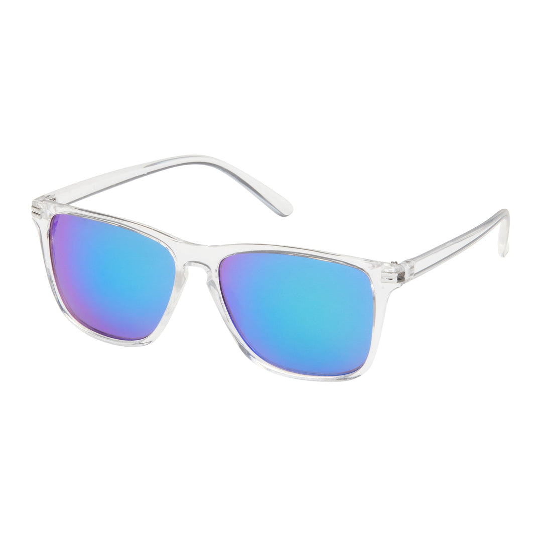 805 Collection - Keyhole Color Mirror Lens Sunglasses