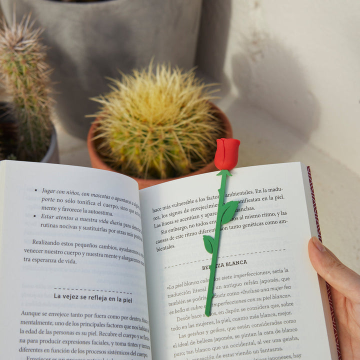 The Language Of Flowers Bookmark - Rose