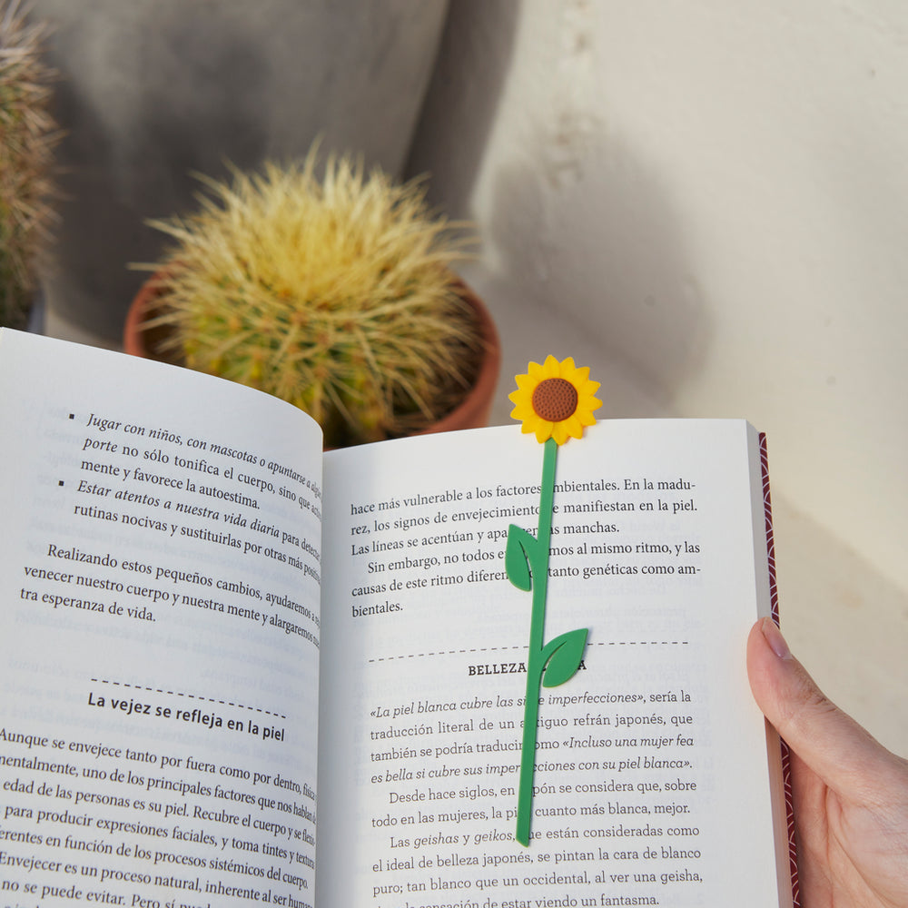 The Language Of Flowers Bookmark - Sunflower