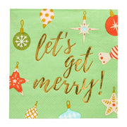 Let's Get Merry Cocktail Napkins