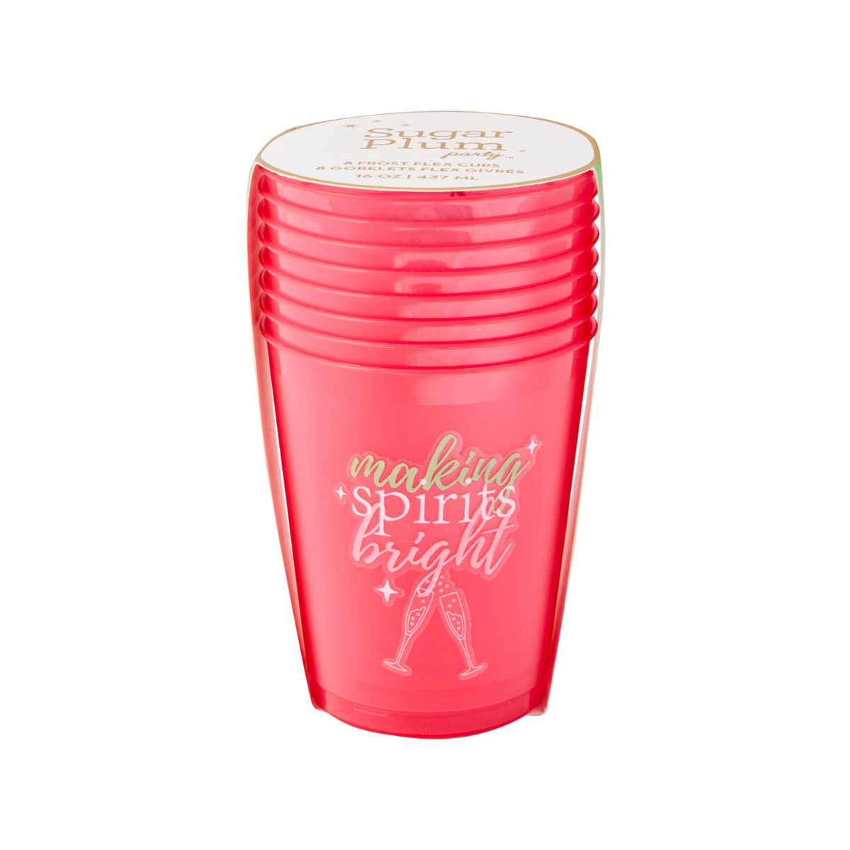 Spirits Bright Frost Flex Cups - 8 Pack