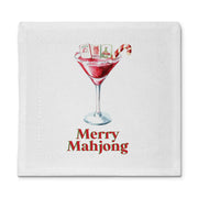 Merry Mahjong Cloth Cocktail Napkins