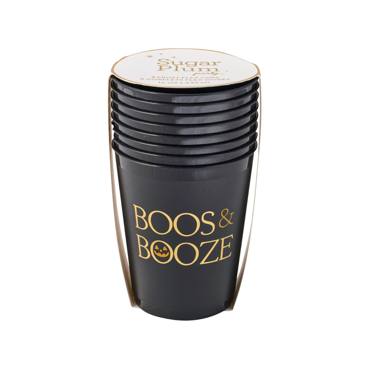 Boos & Booze Frost Flex Cups - 8 Pack