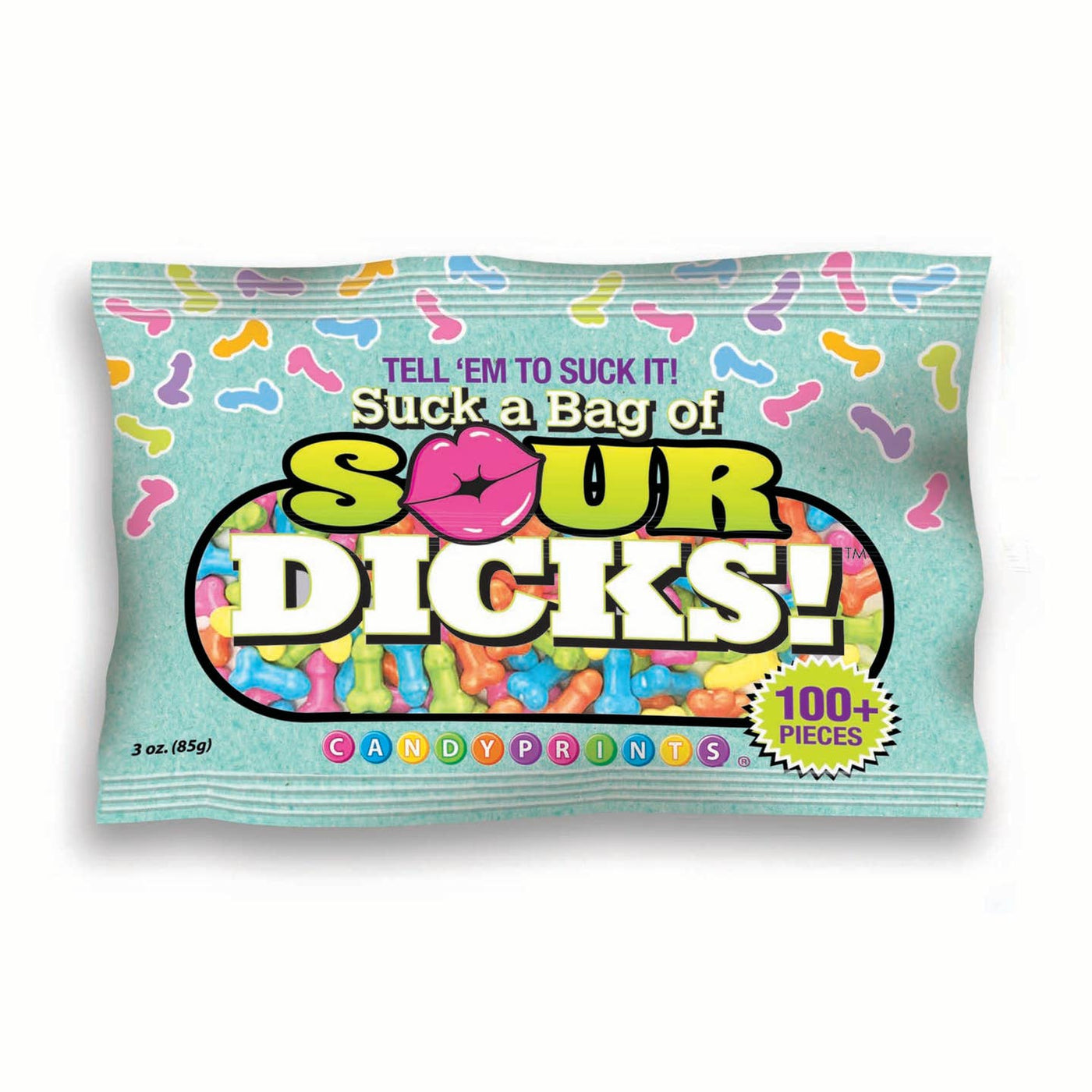 Suck A Bag Of Sour Dicks Candy - 3oz Bag