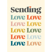 Sending Love Thinking Of You Greeting Card - Just Fabulous Palm Springs
