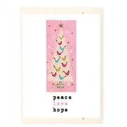 Peace Love And Hope Holiday Card