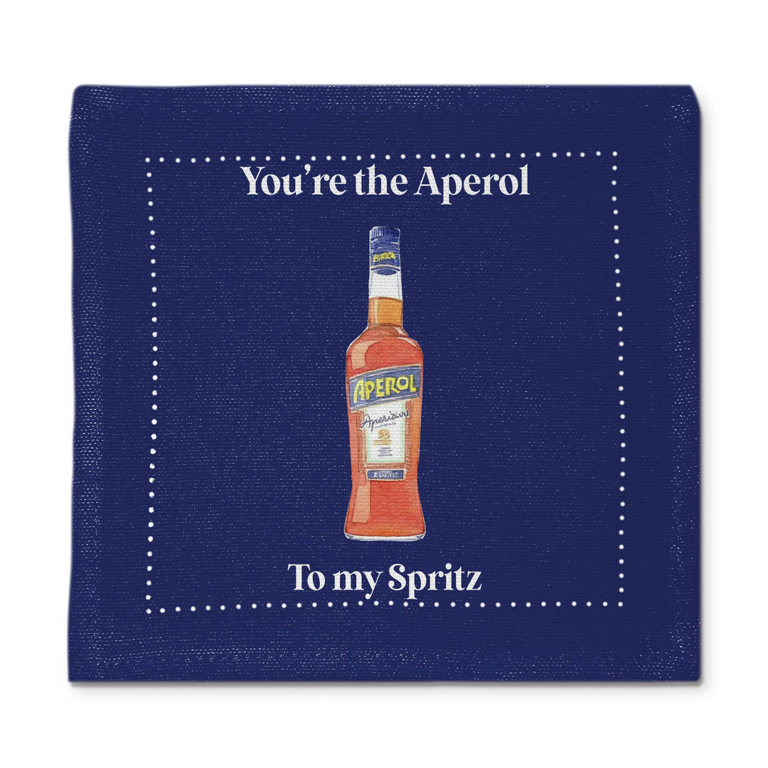 Aperol To My Spritz Cloth Cocktail Napkins