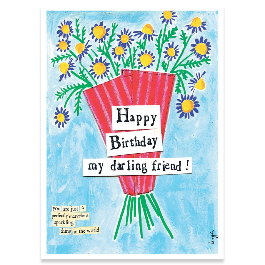 Darling Friend Birthday Card - Just Fabulous Palm Springs