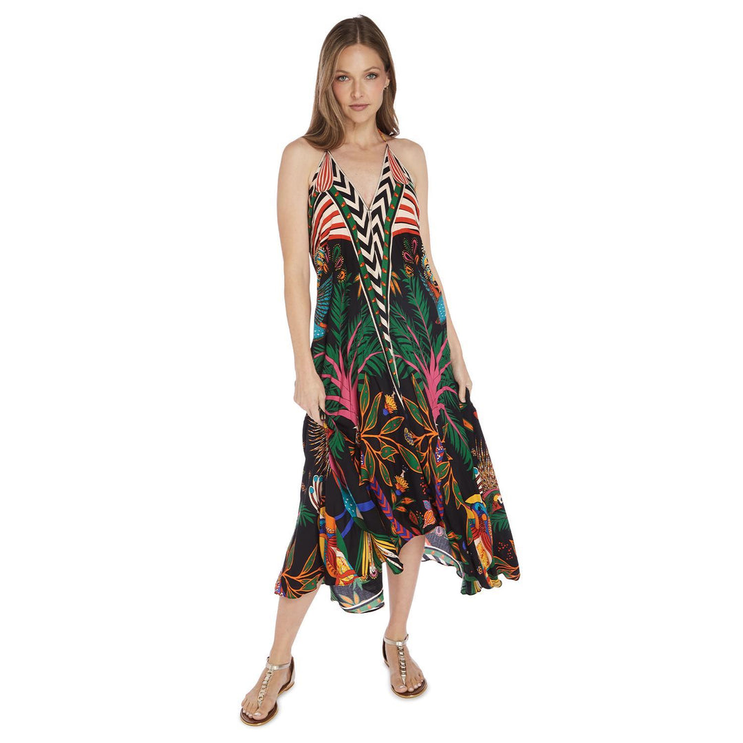 Voila Dress - Magic India Black - Just Fabulous Palm Springs