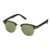 Heritage Club Sunglasses - Black With Green Lenses