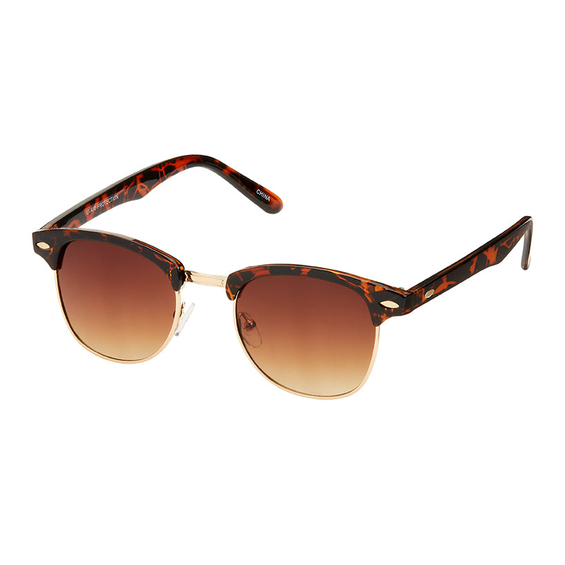 Heritage Club Sunglasses - Tortoise With Brown Lenses