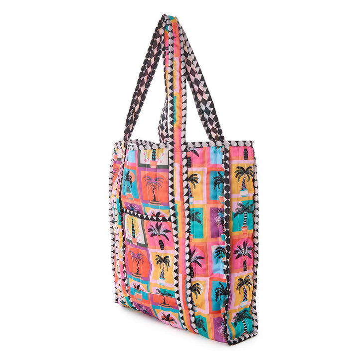 Beldi Print Quilted Reversible Tote Bag