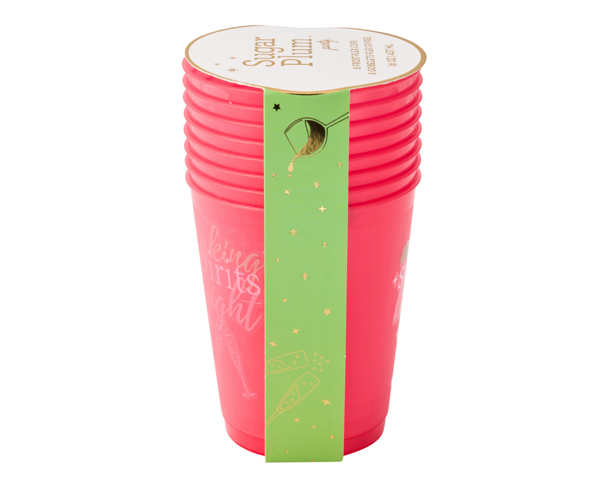 Spirits Bright Frost Flex Cups - 8 Pack