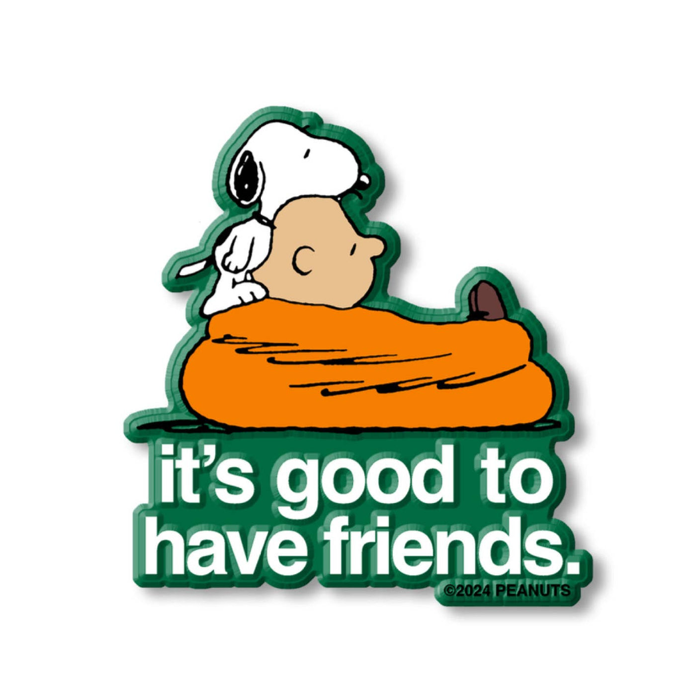 Peanuts®- Good Friends Classic Green Magnet