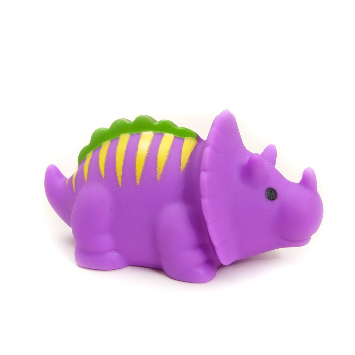 Dinosaur Squirt Bath Toys - Purple & Green Triceratops