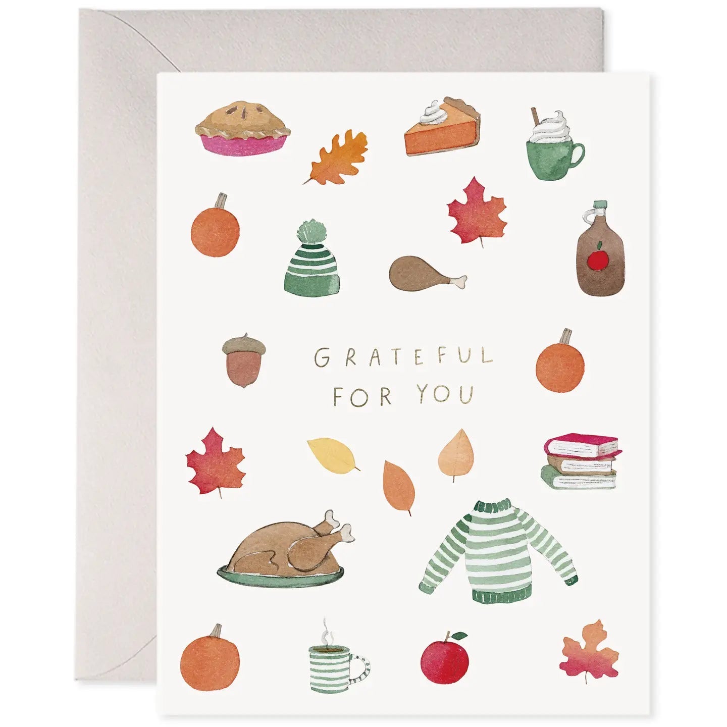 Crisp & Cozy Thanksgiving Holiday Card