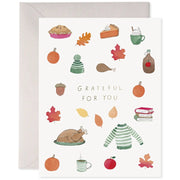 Crisp & Cozy Thanksgiving Holiday Card
