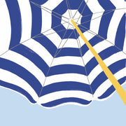 Beach Umbrella Beverage Napkin - Blue - Just Fabulous Palm Springs
