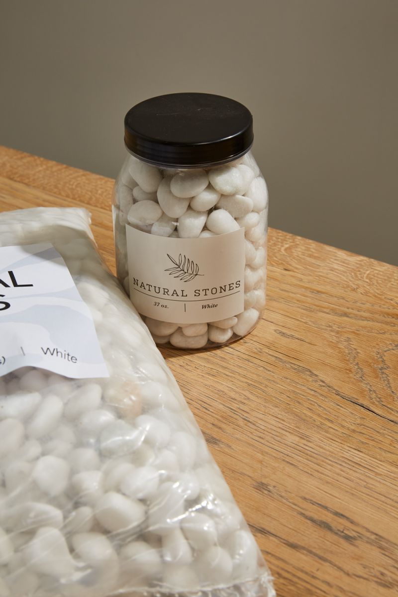 Natural Stones - White - 37oz