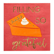 Filling So Grateful Cocktail Napkins
