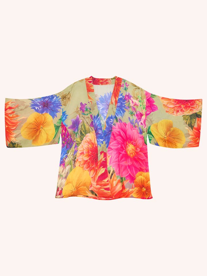 Bountiful Blooms Kimono Jacket