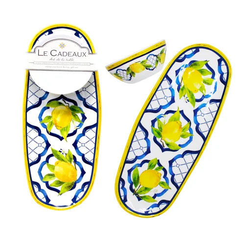 Palermo Bowl & Tray Gift Set