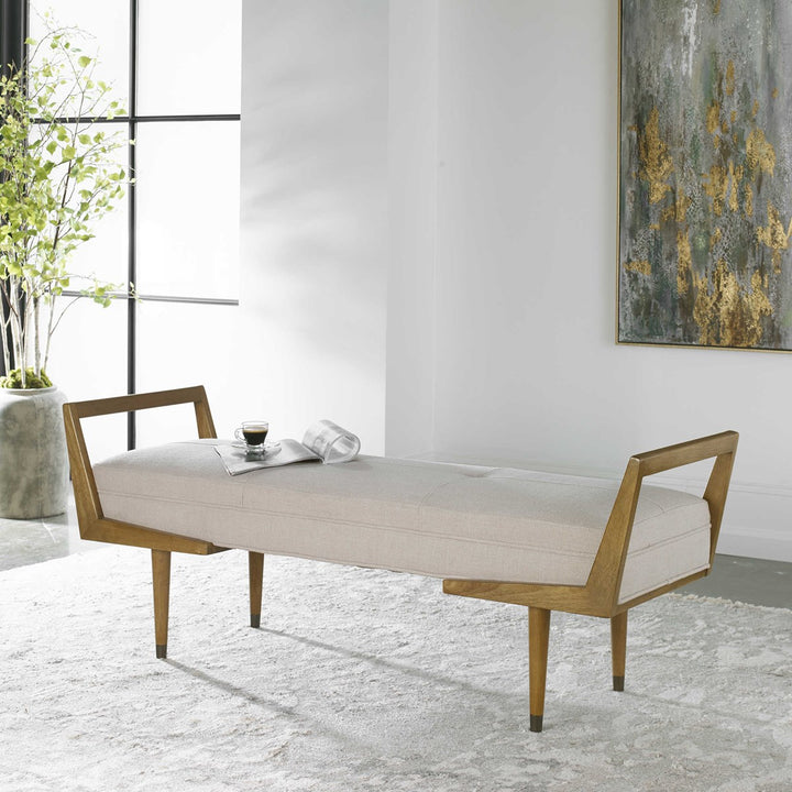 Waylon Bench - Ivory