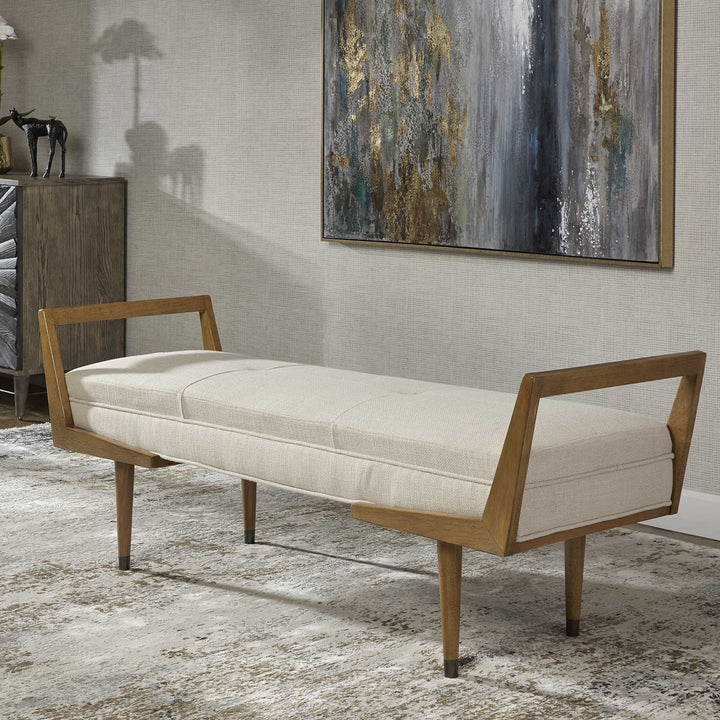Waylon Bench - Ivory