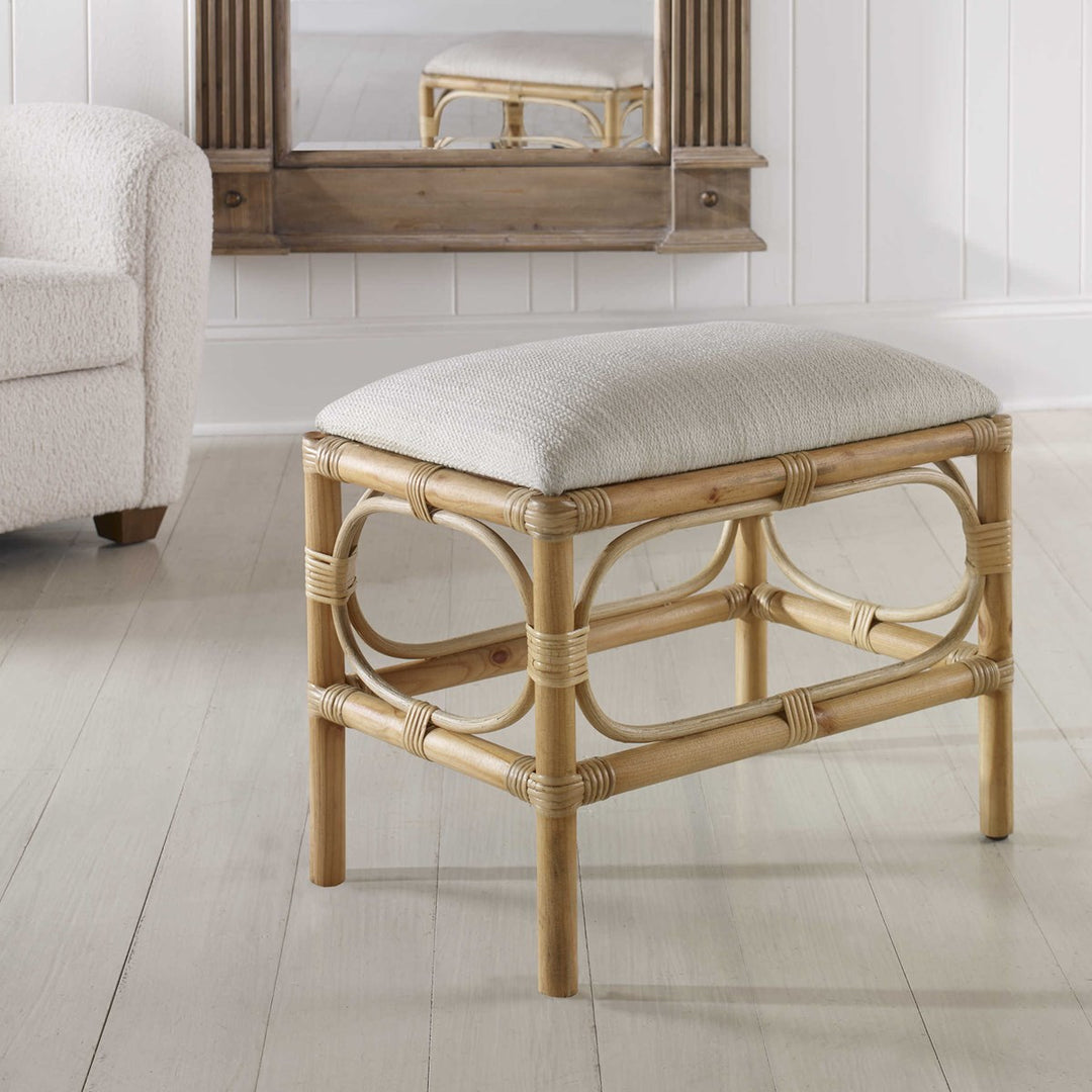Laguna Small Bench - White