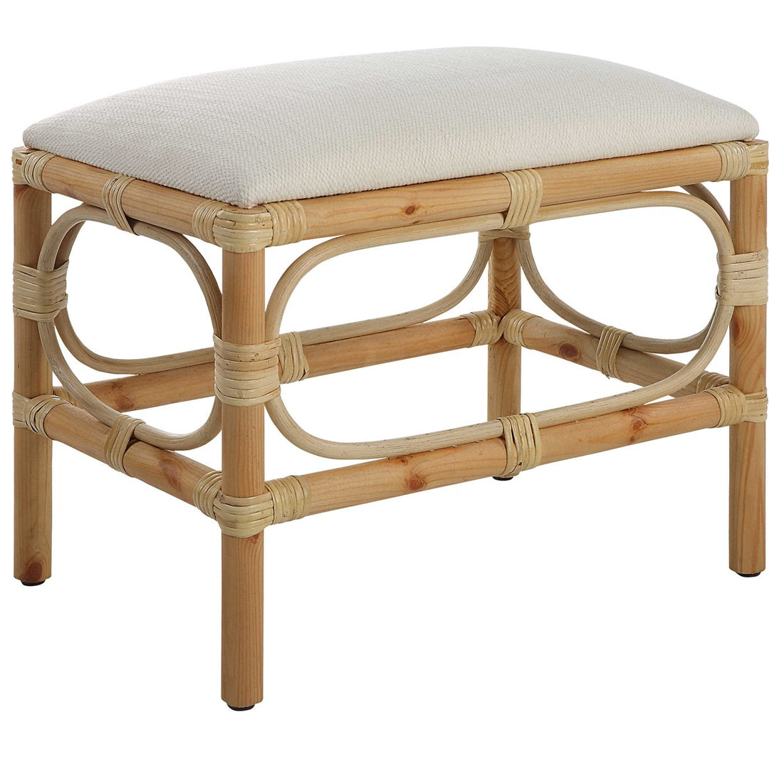 Laguna Small Bench - White