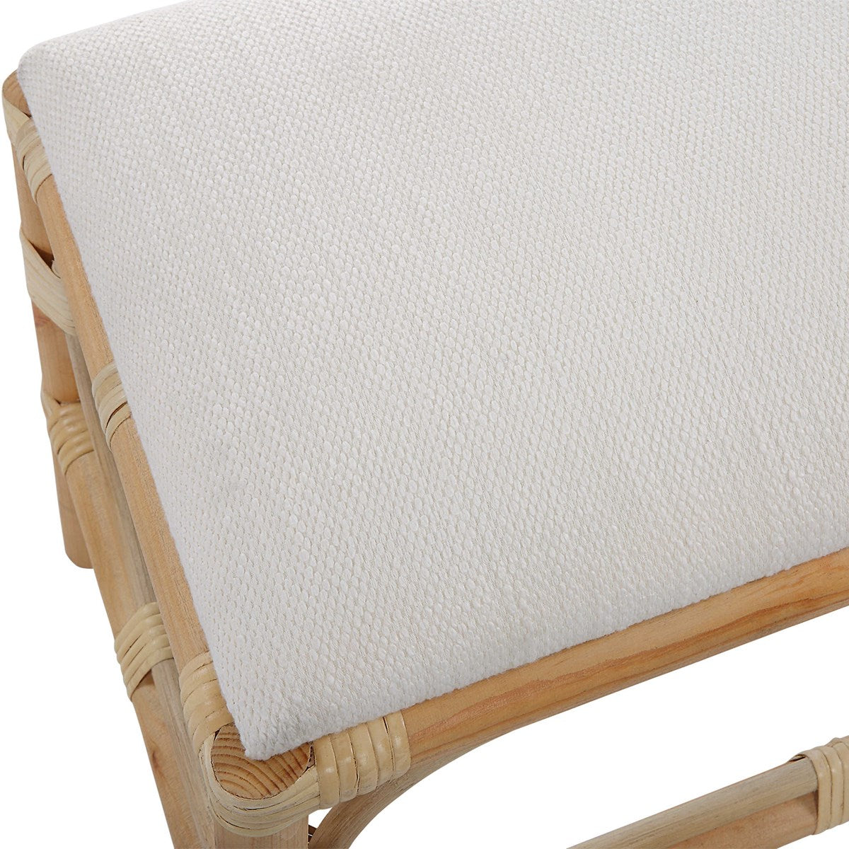 Laguna Small Bench - White